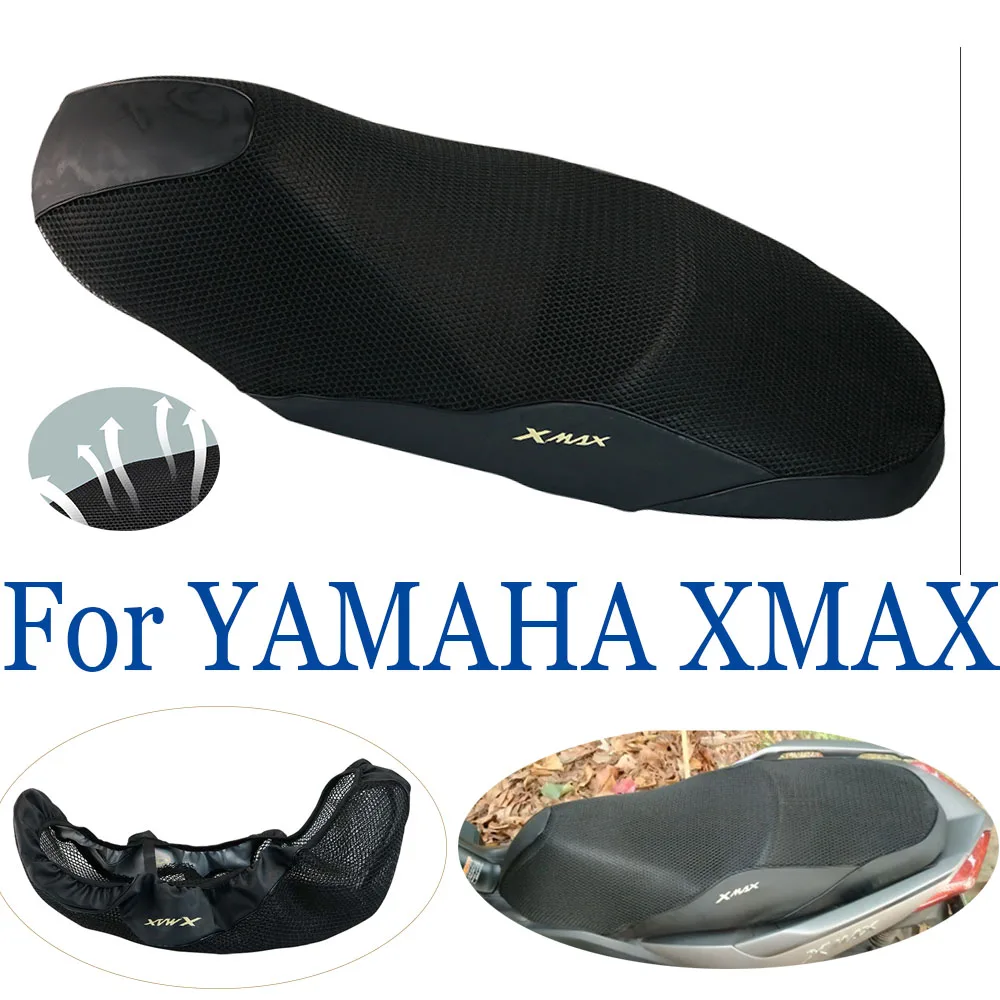 Motorcycle Seat Cushion Cover For YAMAHA XMAX 300 XMAX300 XMAX250 X MAX 250 125 400 Sunscreen Breathable Heat Dissipation 3D