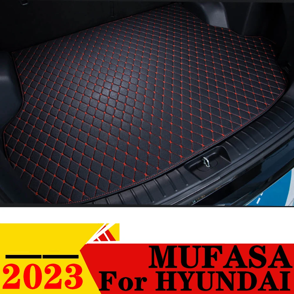 

Коврик для багажника автомобиля для HYUNDAI MUFASA 2023, для любой погоды, XPE, плоский, боковой, задний, грузовой, коврик, подкладка, задние части, багажник, коврик для багажа