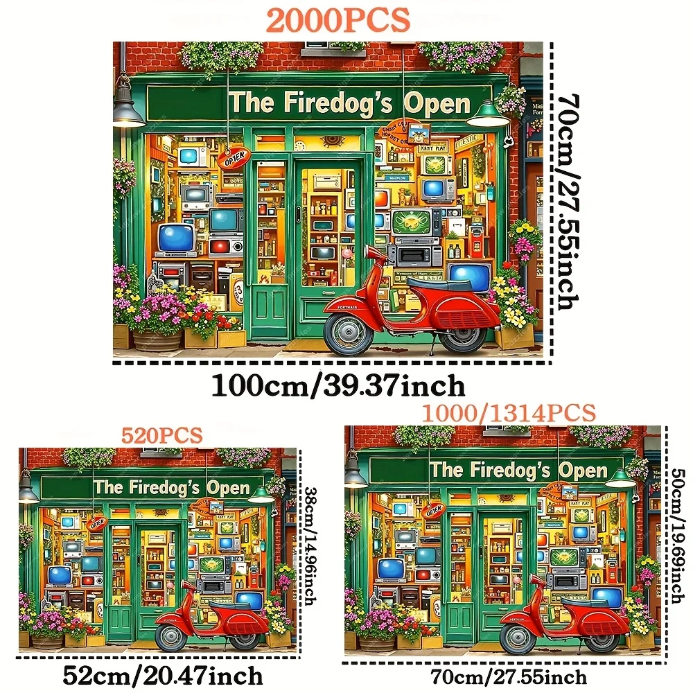 2000/1000/1314/520pcs,Jigsaw puzzles,Family Fun Adult Puzzle,Portable Cuboid DIY Art Decor,DIY puzzles, high quality paper, wa