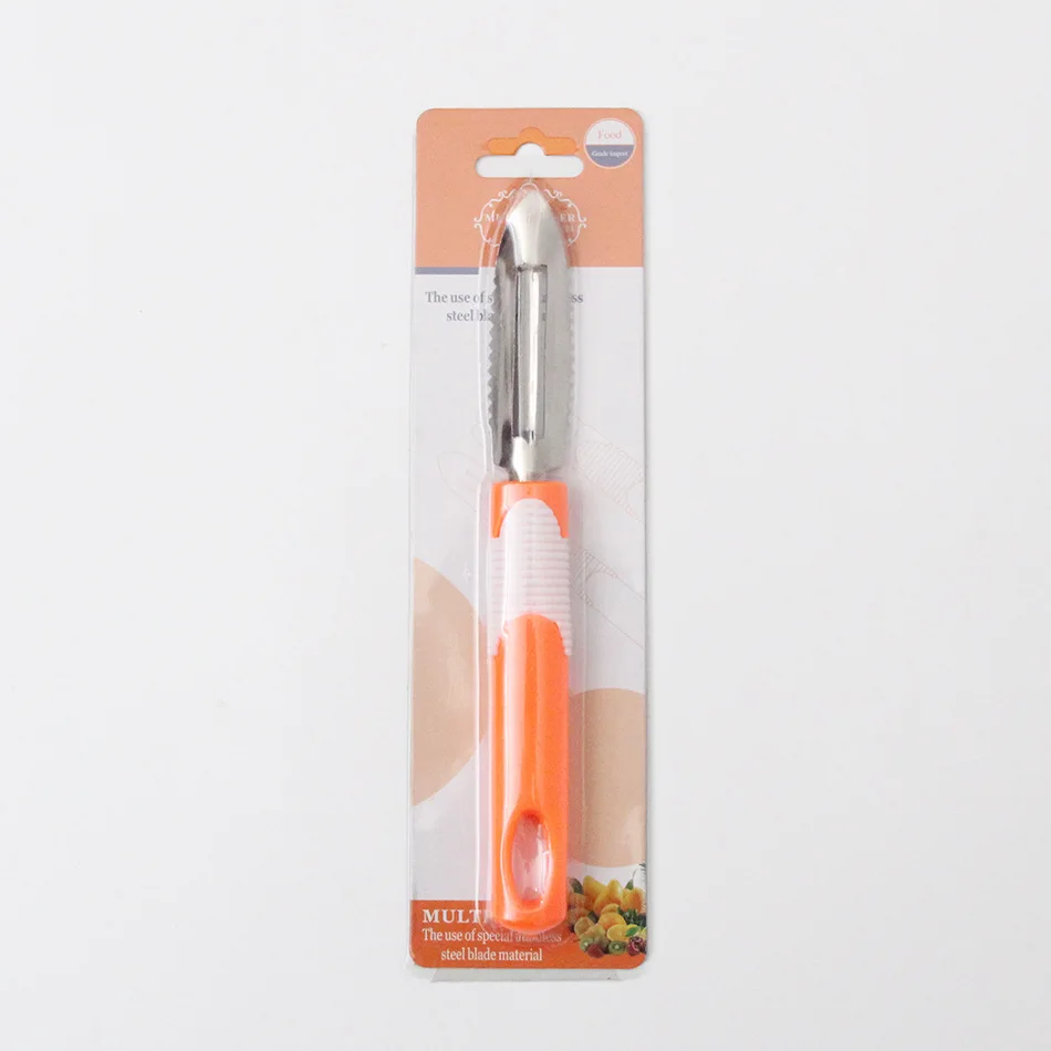 

[Buy 1 get 1 free] Plastic hand bing planer vertical planer peeler stainless steel fish scale scraper peeler household kitchen gadget