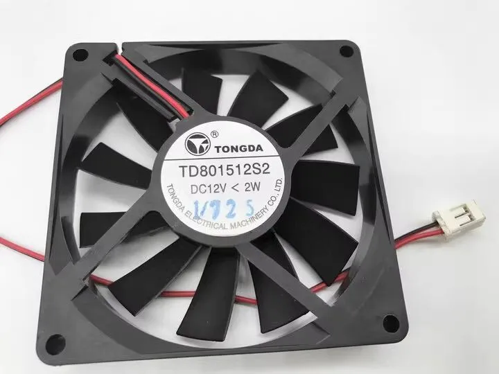

NEW FOR TONGDA TD801512S2 12V 0.6W 1W 2W Refrigerator fan 8CM