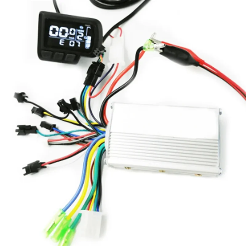 AED7-Ebike Kit Controller Bici Elettrica E Scooter Accessori Parte Motore Brushless Display LCD Pannello Schermo 24V 36V 48V