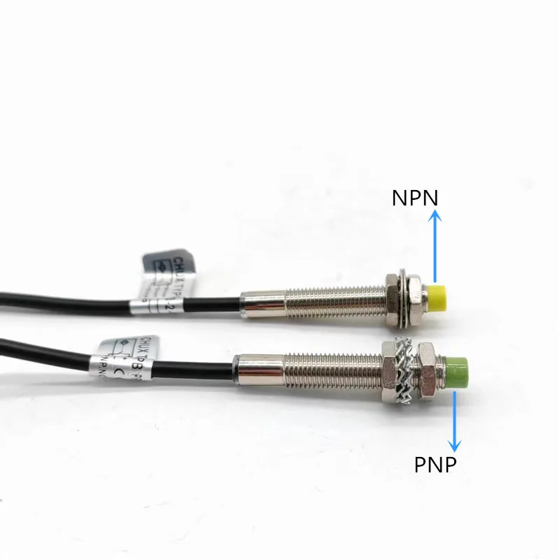 CHUX PNP NPN Inductive Proximity Sensor Switch M8 2mm Distance 5V 24VDC IM8-2-DPA/DPB Cylinder Type Auto Motion Sensor