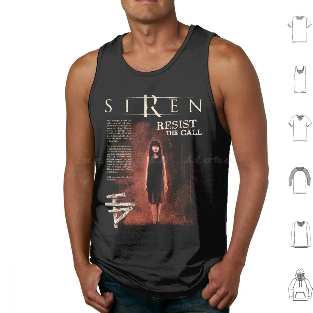 

Siren-Resist The Call Tank Tops Vest Sleeveless Siren Silent Hill Survival Horror Horror Horror Horror Retro Retro Horror
