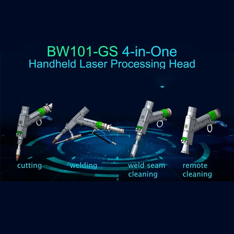 fiber laser welding equipment 2kw BW101-GS 4 in 1 laser cleaning Hand Laser Welding Head