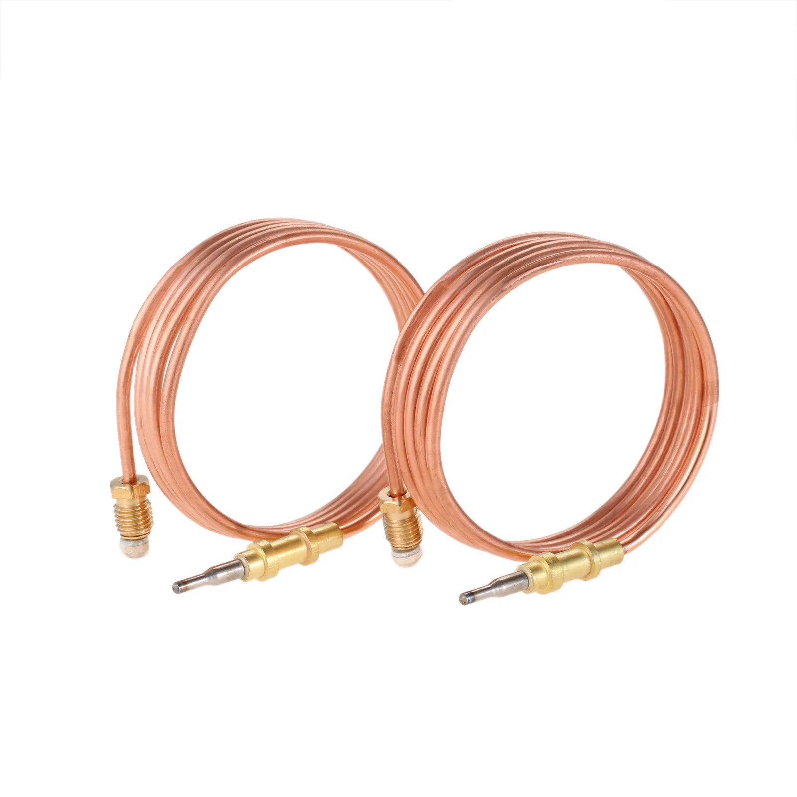 

2pcs Solid Copper 39.5" Gas Fireplace Thermocouple Replacement for BBQ Grill Fire Pits Heater Desa LP Vent Wall Heater 098514-01