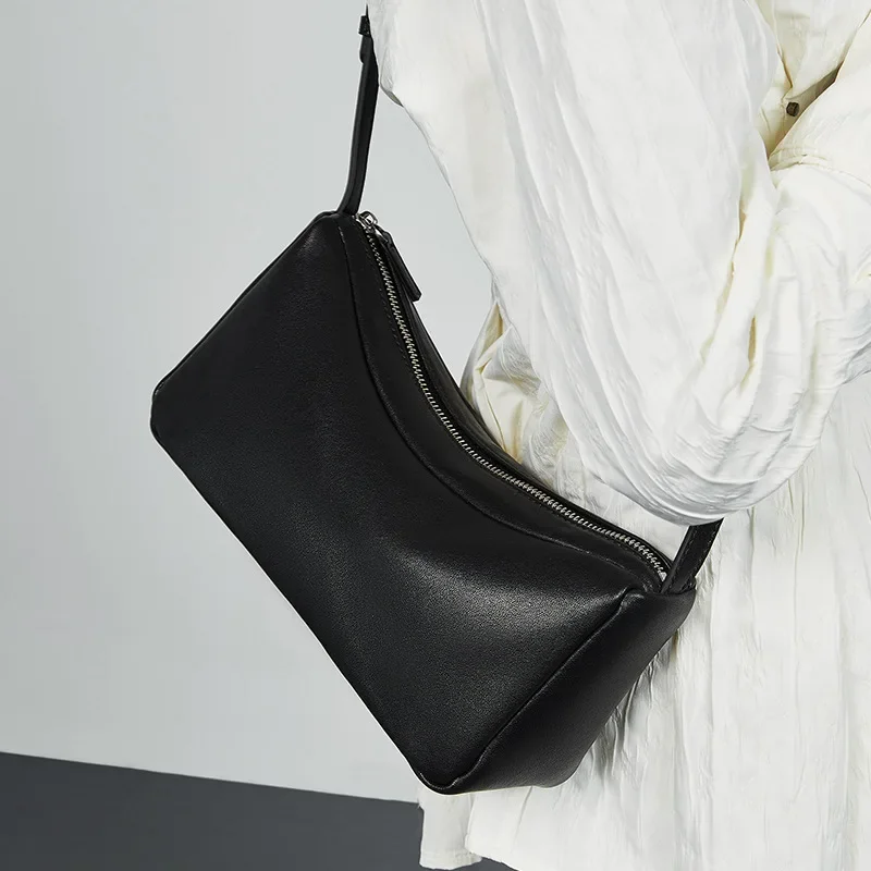 2026 جديد جلد تحت الإبط ضوء الكتف Crossbody صغيرة جديدة متعددة الاستخدامات الهاتف المحمول التسوق بلون لينة حقيبة نسائية #3