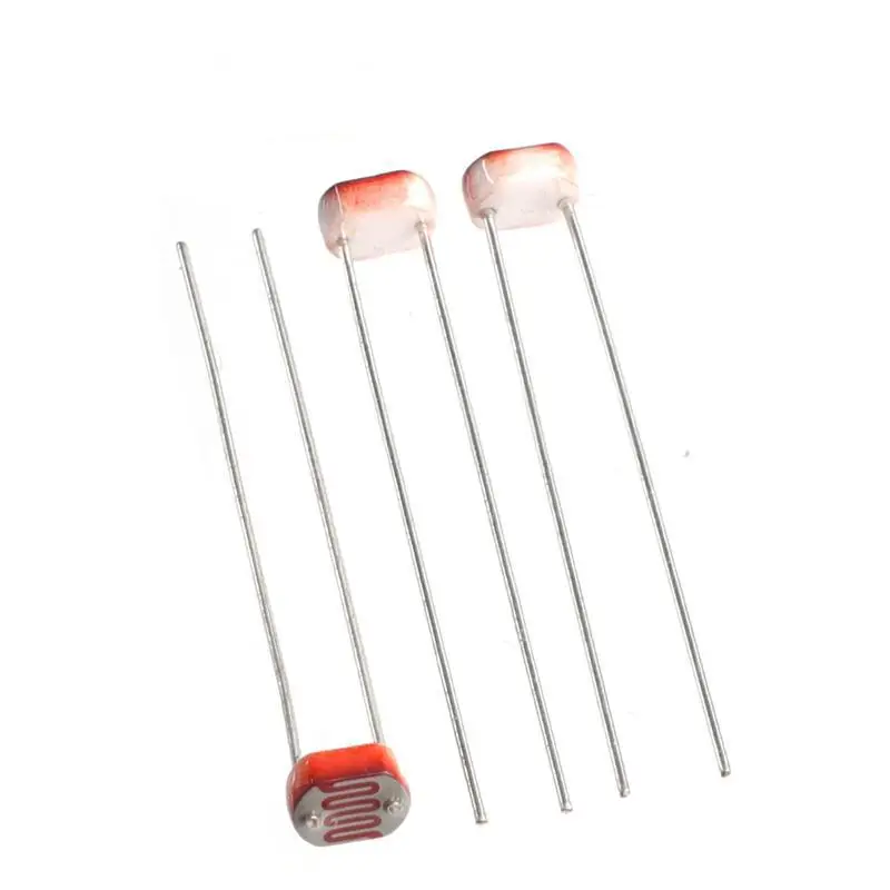 10PCS hotoresistor GL5516 Photoelectric Switch Element, 5MM Light Detection Switch, 5516 Sensor, CDS5516