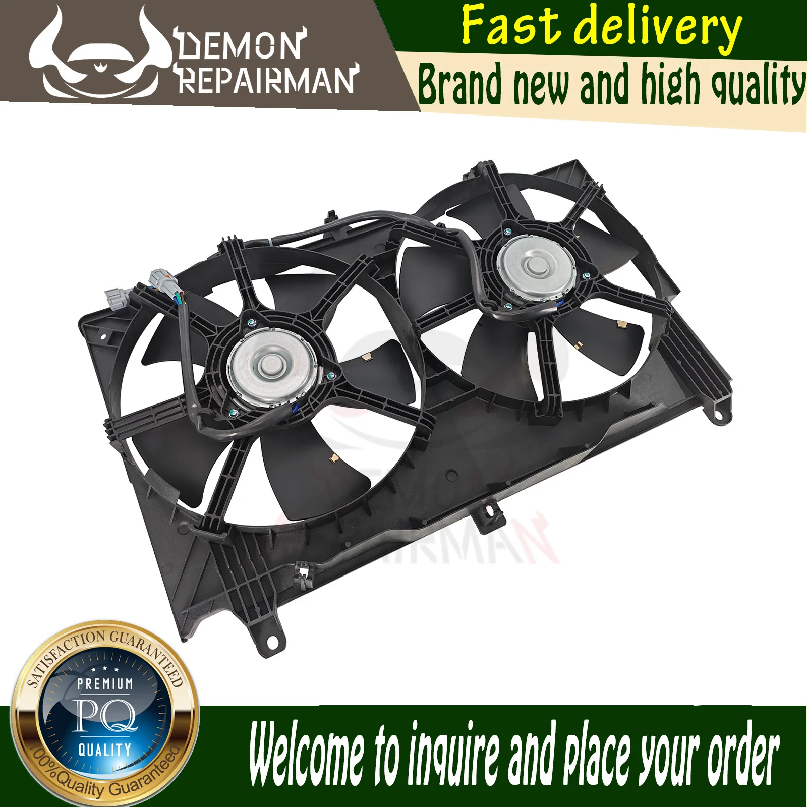 21486CD000 new Cooling Radiator car air conditioner Fan Compatible with INFINITI M35 G35 Nissan FUGA MURANO PRESAGE 350Z 3.5L