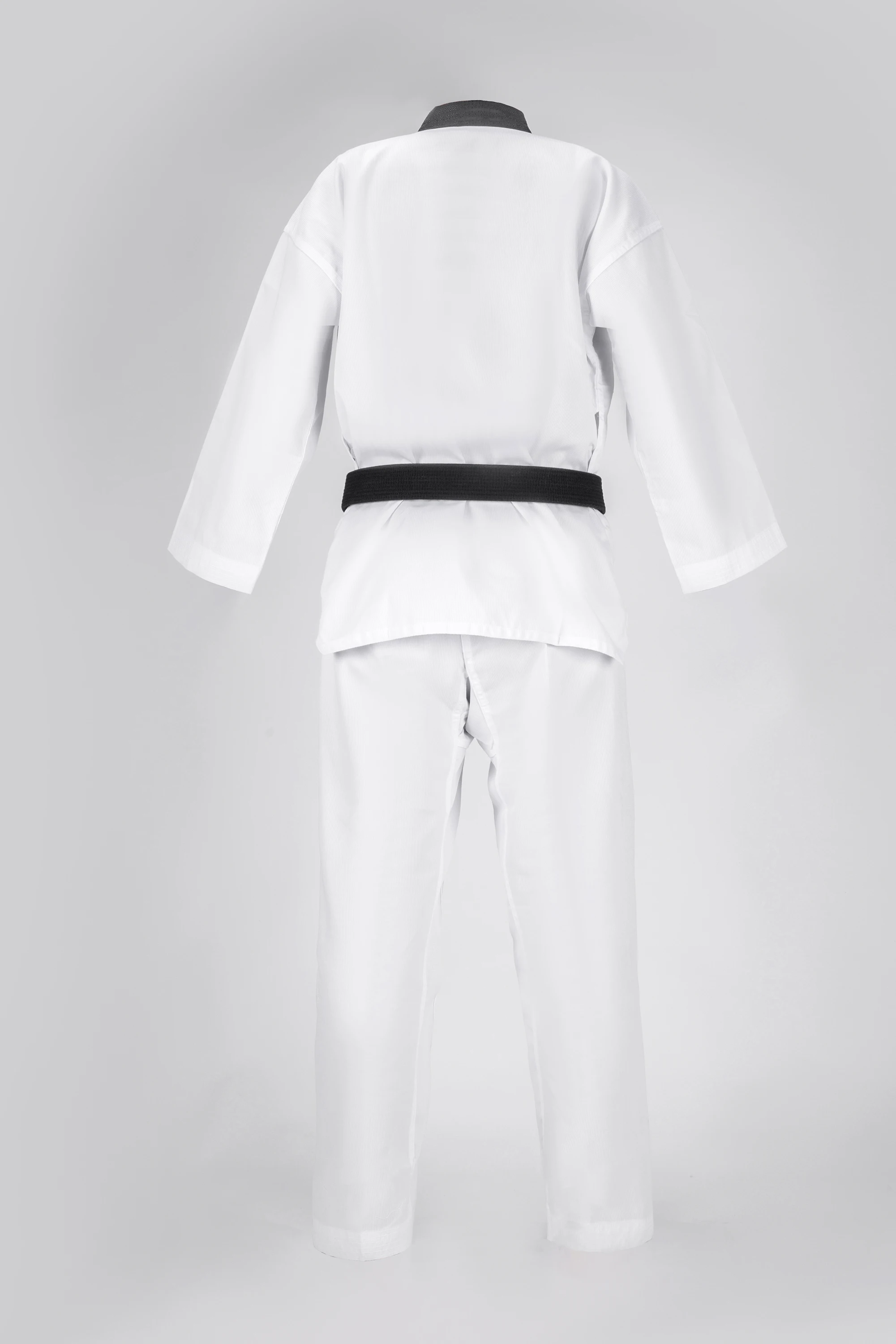 WT Taekwondo White Sports Uniform, suitable for Karate, Judo and other martial arts, unisex adult beginner competition general u - view 2
