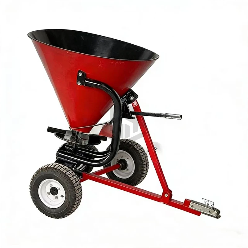 Manure spreader with tire traction, high-quality fertilizer and manure spreader
