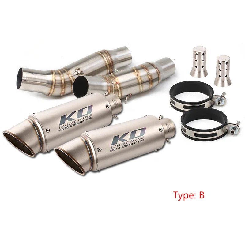 Voor Kawasaki Z1000 Ninja 1000 2010-2021 Z1000SX Ninja 1000SX 2010-2019 Uitlaatpijp Motorfiets Slip-on Uitlaat 51mm Uitlaat Tips