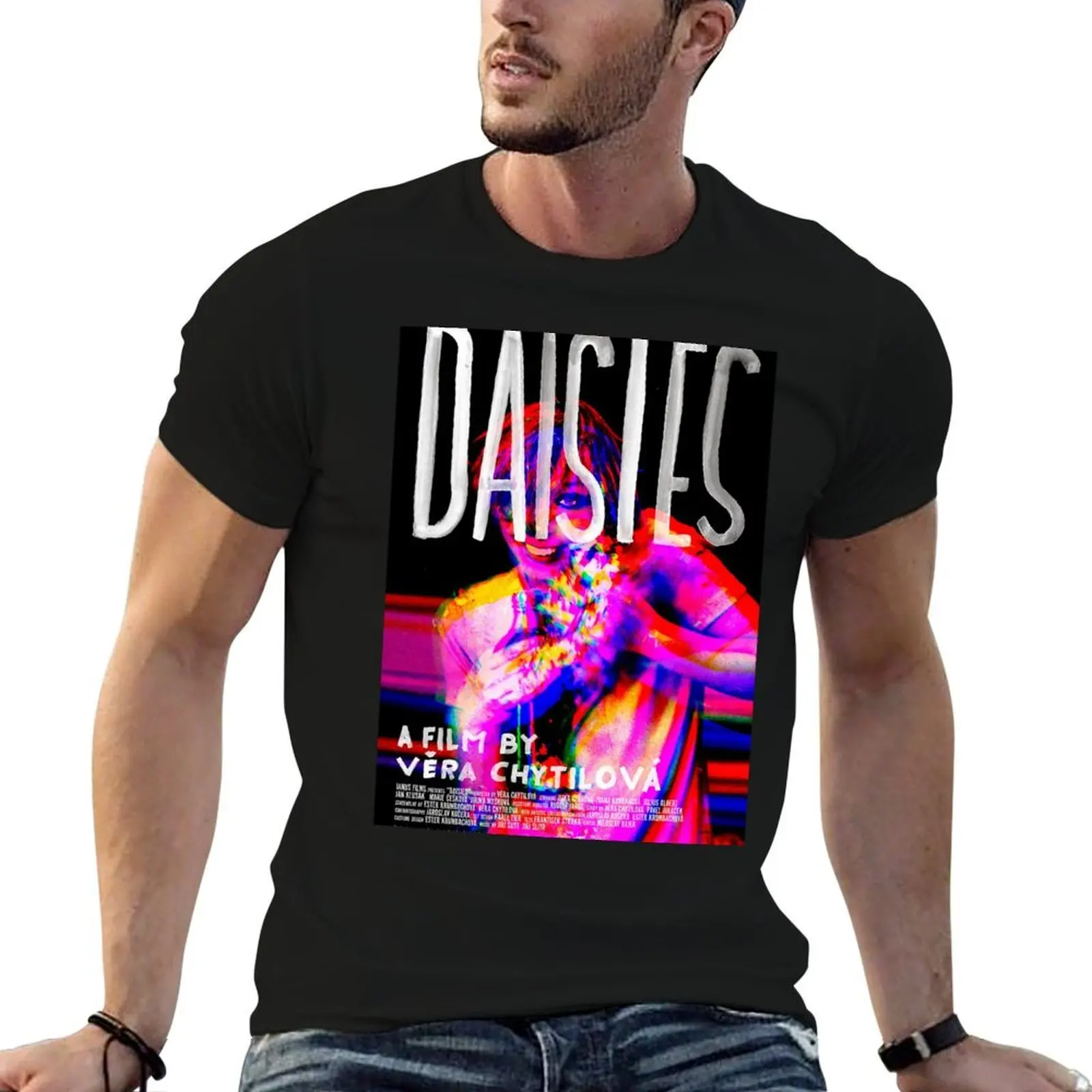 

Daisies (1966) English Poster T-Shirt t shirts with prints mens graphic t shirts printed t shirts for man T-shirt