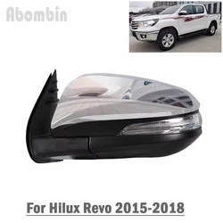 Car Door Rear View Mirror Assy Side Mirror Assembly For Toyota Hilux Revo Rocco 2015 2016 2017 2018 2019 2020 7PINS Power Fold