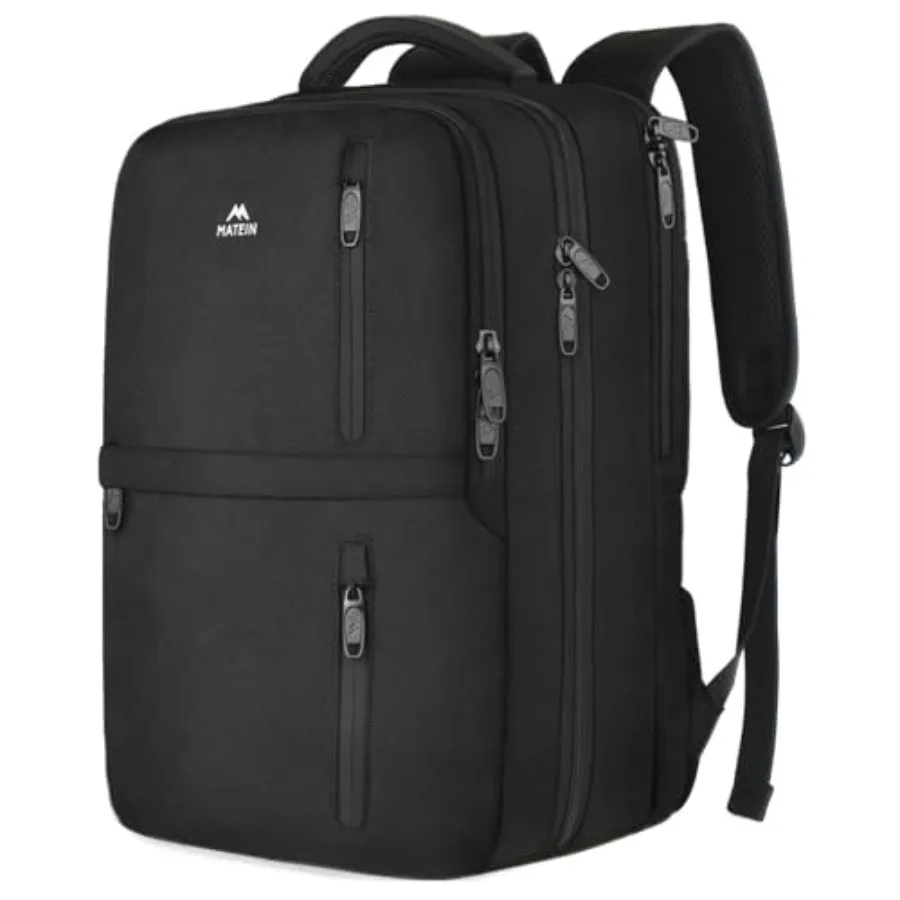 

Carry on Backpack 40L Flight Approved Travel Laptop Backpack 17 Inch Water Resistant Luggage Computer Daypack College Weekender
