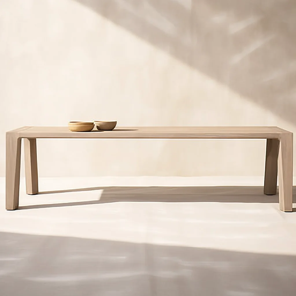 

New Model Solid Wood Tables Dining Room Furniture Tables Modern Design Teak Dinning Table