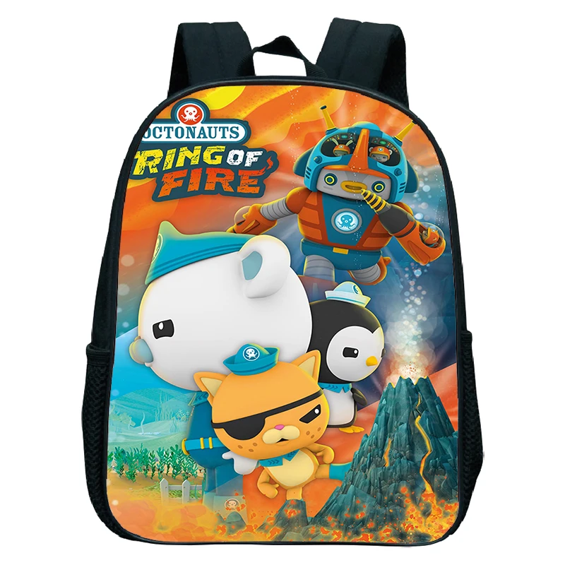 Mochila The Octonauts Tas TK Balita Kartun Ransel Sekolah Anak Mini Tas Sekolah Anak-anak Bayi Ransel TK