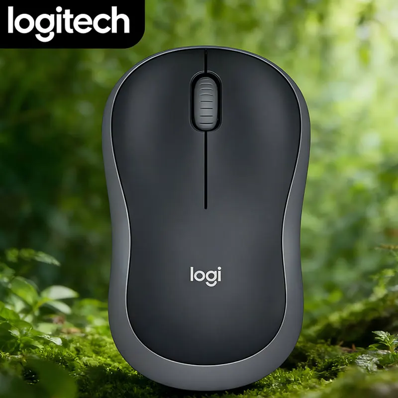 Logitech M185 Wiederaufladbare Büromaus, Leise und Energiesparend, für Geschäftsreisen und Büro, Entwickelt für Designer