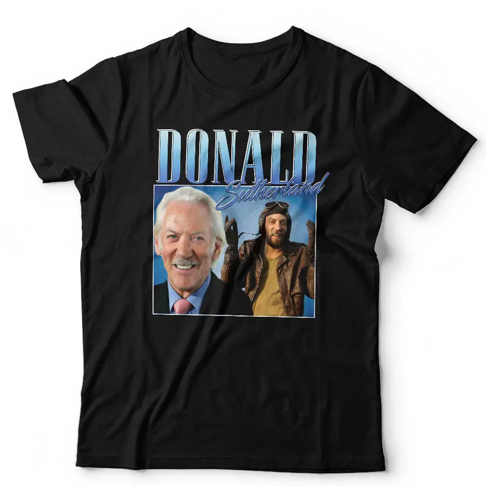 Donald Sutherland Appreciation TShirt Unisex Homage Throwback Stag Hen Do