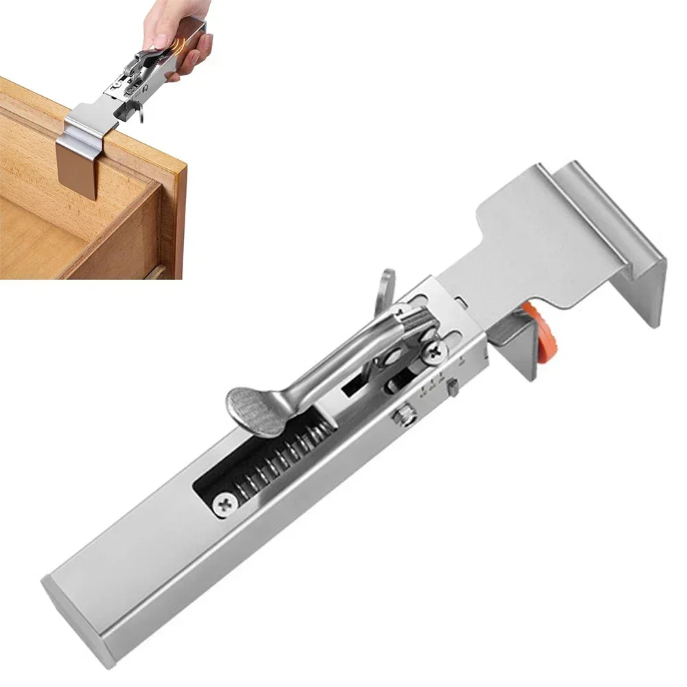 1pcs Adjustable Drawer Fixing Clip Fa-st Press Drawer Clamp Telescopic Woodworking Installation Panel Auxiliary Fix Clamp