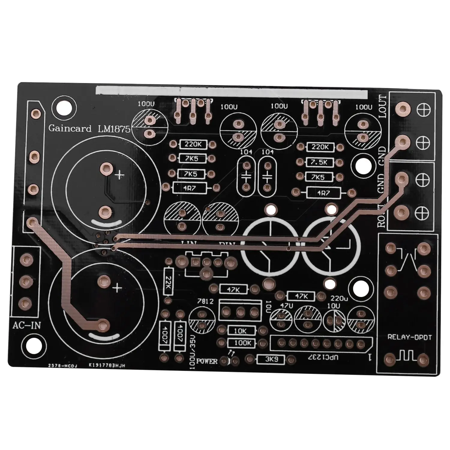 LM1875 Audio Amplifier Board Stereo Amplificador Gaincard GC Version LM1875 Low Distortion AMP Diy Kits