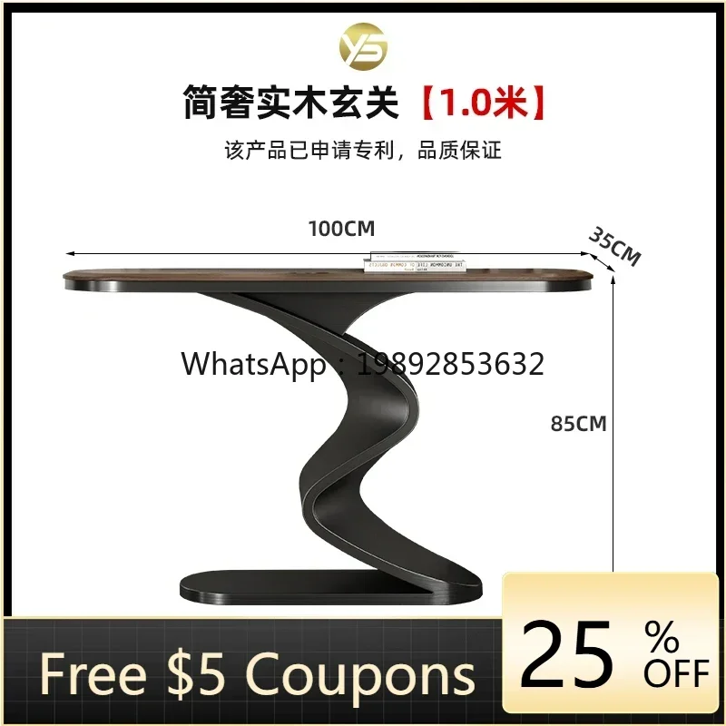 

Тумба прихожая из массива дерева, современная, простая, настенная, прикроватная, пристенная, прихожая, тумба для хранения, тумба для прихожей