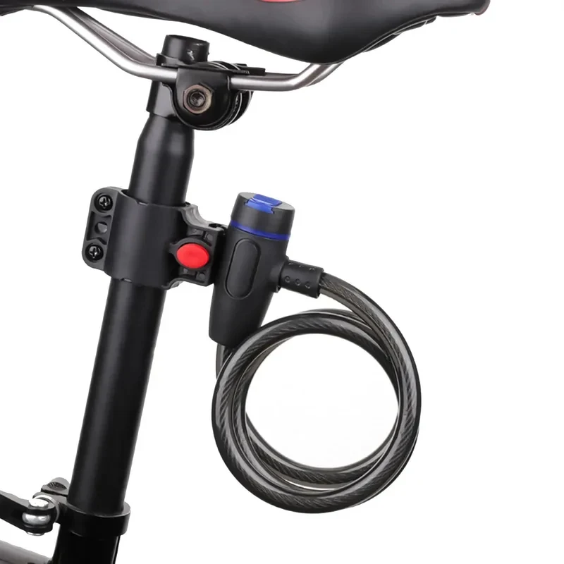 Verrou de vélo de montagne en métal antivol, avec deux clés, capable de protéger et de renforcer le vélo au maximum.