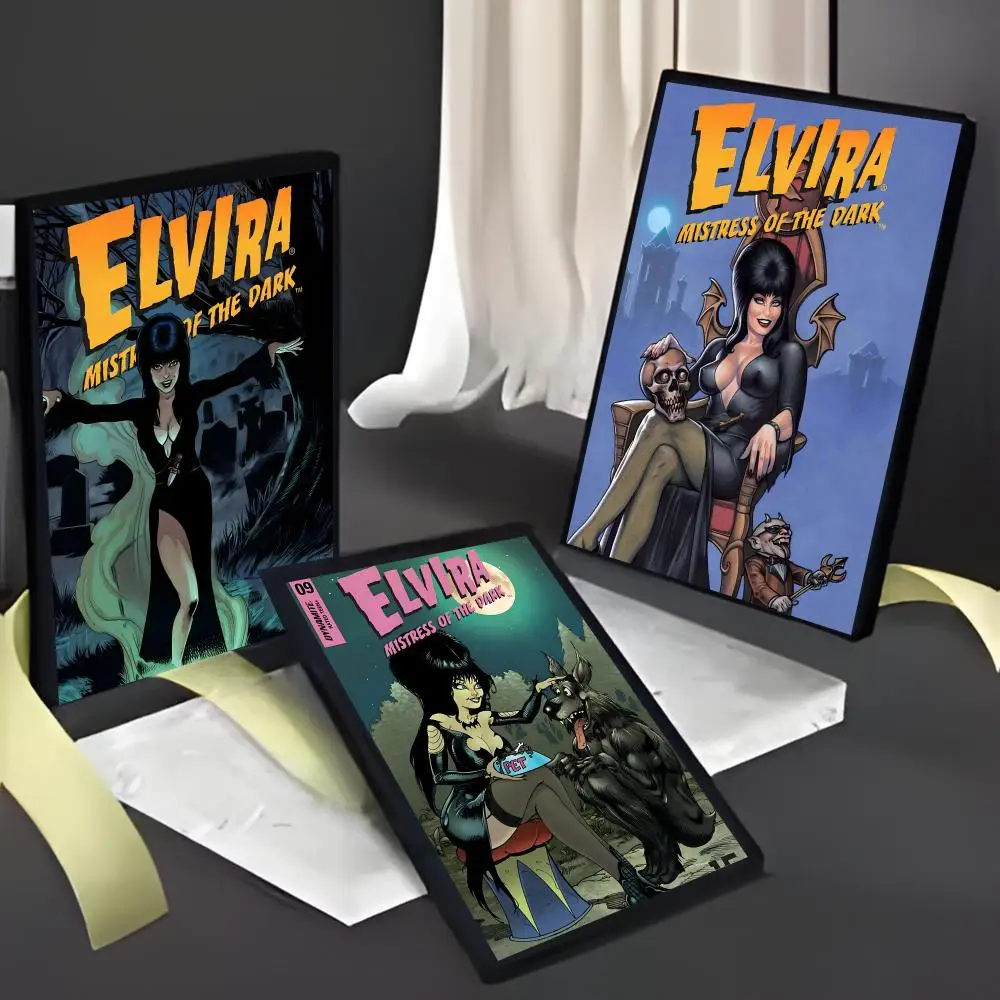 Character Horror E-ElviraS Mistress Dark Poster American Film Mural Home Childrens Room Wall Decor Print