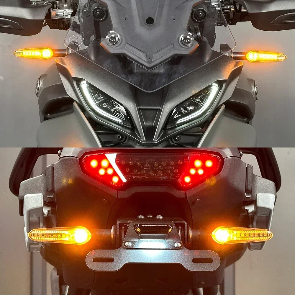 Motorcycle Flowing LED Turn Signal Light For YAMAHA MT07 MT09 SP Tracer 7 GT Tracer 9 /GT 9GT+ Indicator Flowing Flasher Light