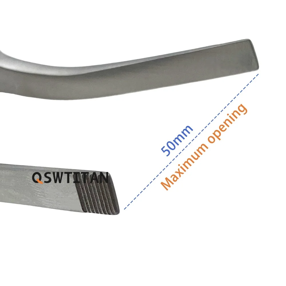QSWITAN Bone Separator Spinal Distractor Forceps Orthopaedic Instruments Stainless Steel Reusable