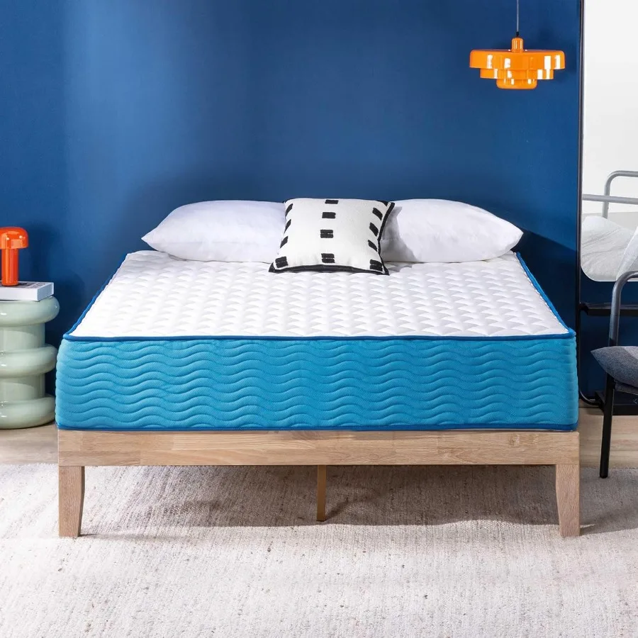 12 Inch Hybrid Mattress Tight Top with Supportive Foam and Pocketed Coils for Enhanced Sleep Comfort Certified Safe Foams and F