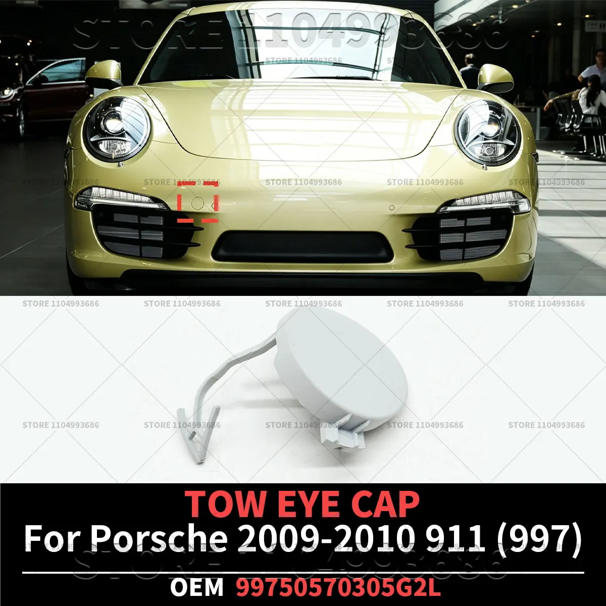 for-porsche-2009-2010-2011-2012-911-carrera-4-gts-targa-turbo-s-gt2-gt3-997-cover-prime-coated-oem-99750570305g2l-99750570305