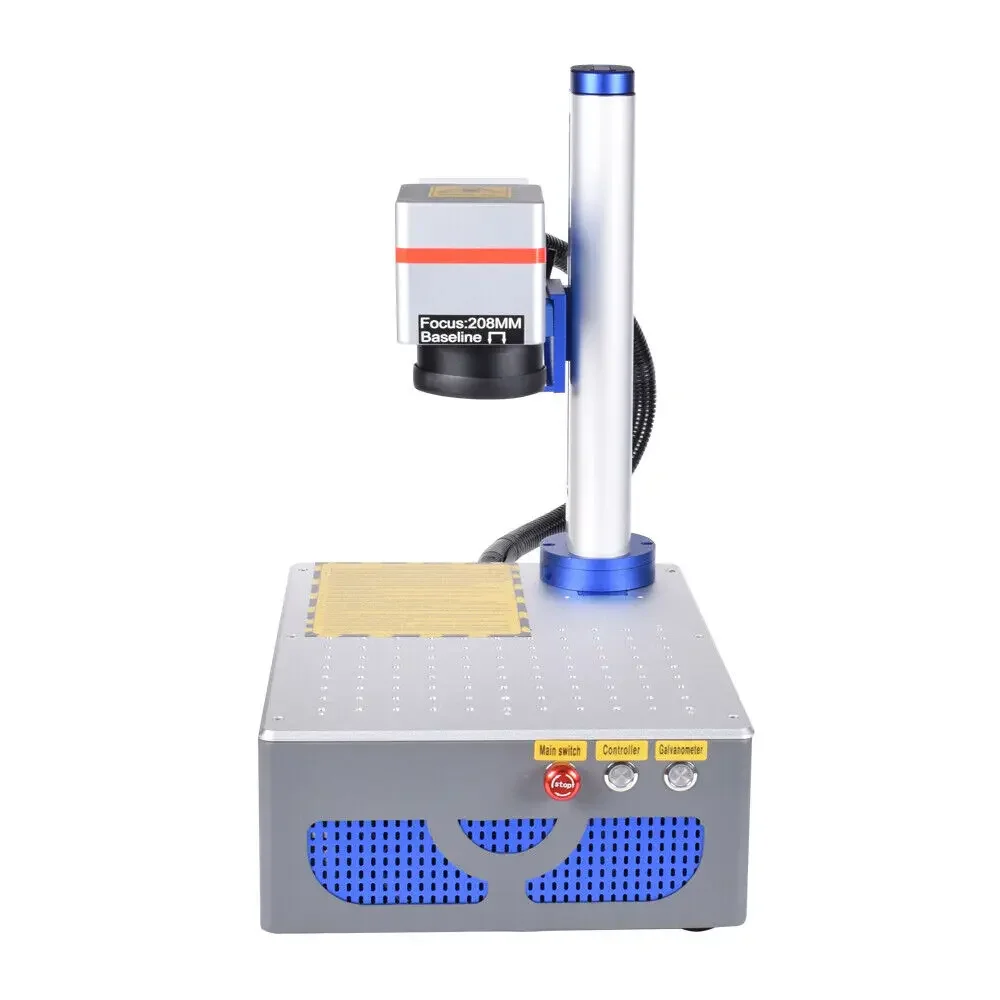 Raycus 30W Fiber Laser Marking Machine Laser Engraving Machine 110*100mm Metal Steel Marking Foldable