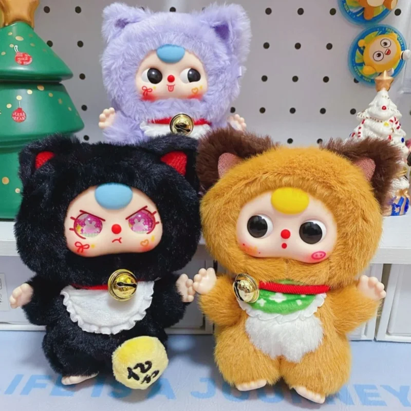 

Baby Three Billionaire Cat Series слепая коробка плюшевая кукла модная сумка с подвеской украшение для рабочего стола день рождения загадочная коробка подарочные игрушки