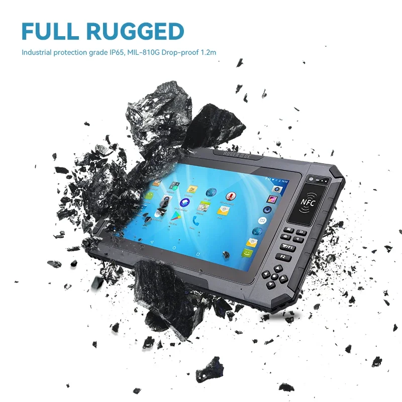 HUGEROCK R101 R10101 industrial rugged android tablet pc computer 10.1 inch pdas sunlight readable nfc reader gps outdoor