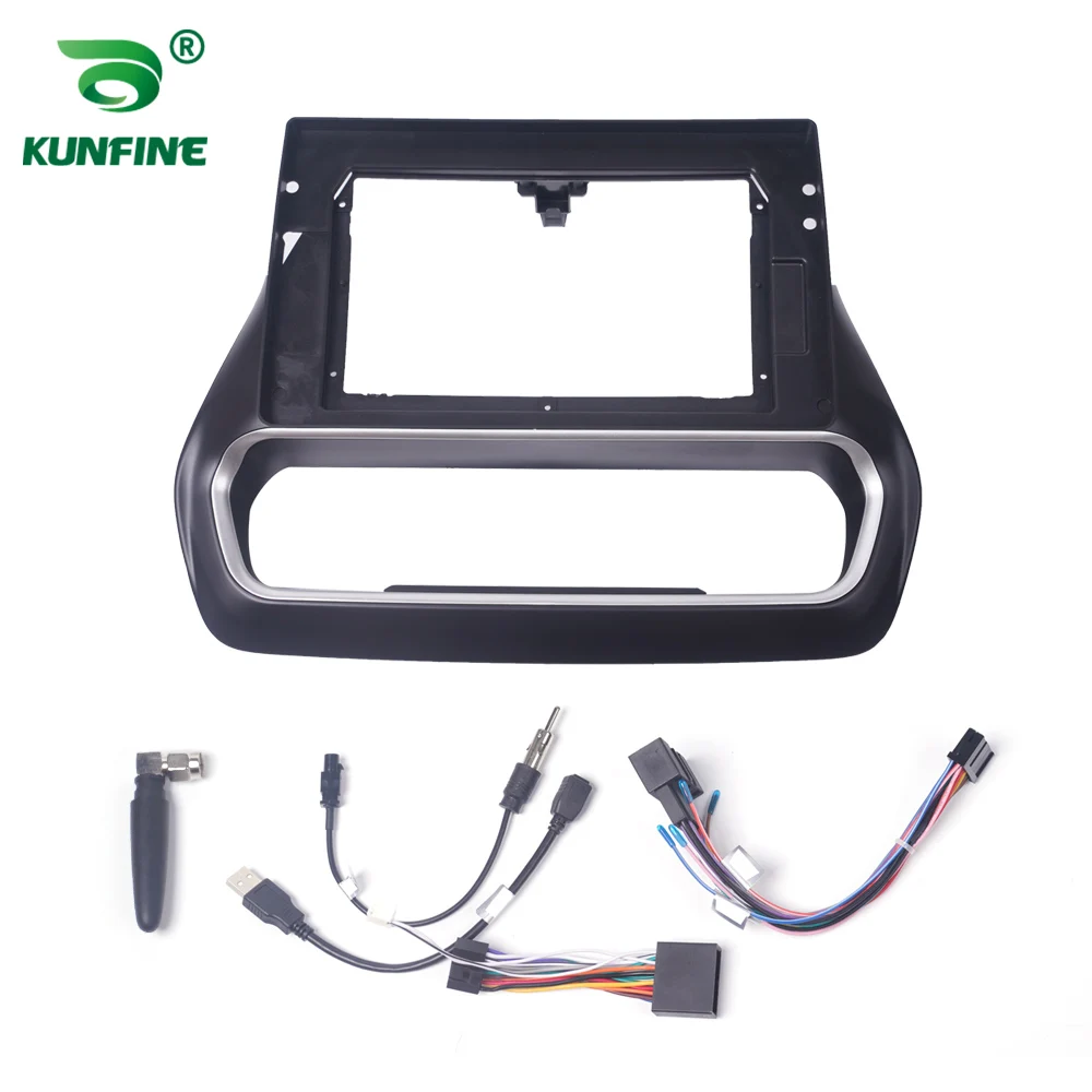 Car GPS Navigation Stereo For Ford Escort 2015 2016 2017 2018 Radio Fascias Panel Frame Fit 2Din 9 inch In Dash headunit screen