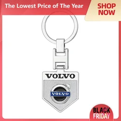 Car Metal Logo Key Ring Keychain Auto Decorative Accessories For Volvo Rdesign AWD C30 C70 S40 S60 S70 S80 S90 V40 V50 V60 V70