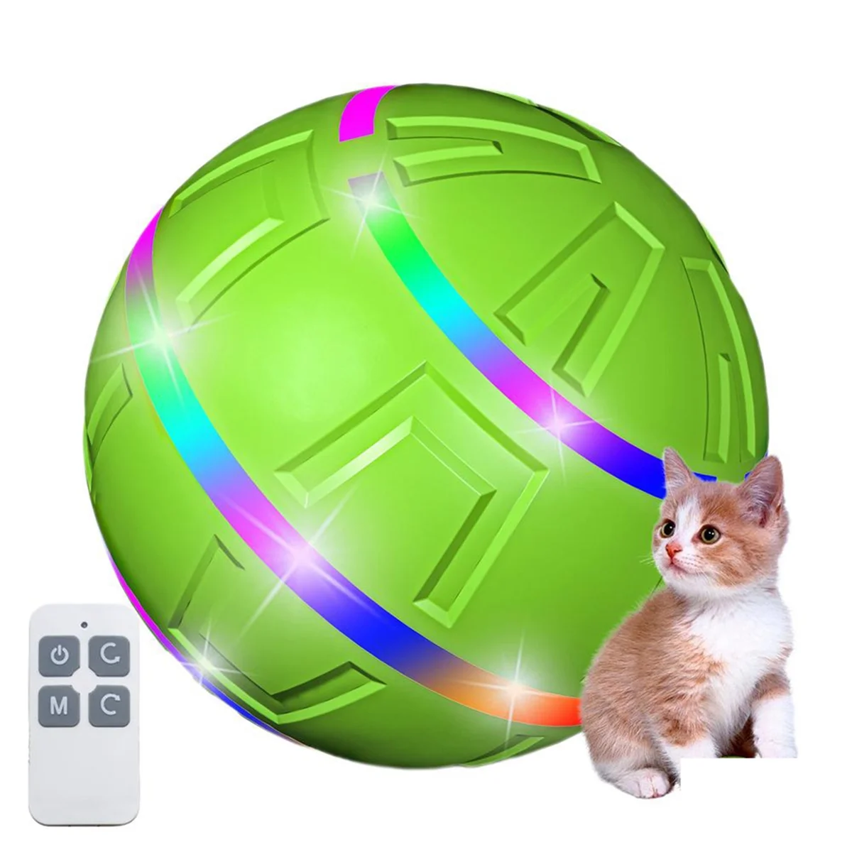 

Interactive Dog Ball Engaging Dog Toys to Keep Them Busy with Led Lights Engaging Dog Interactive Ball Toys B