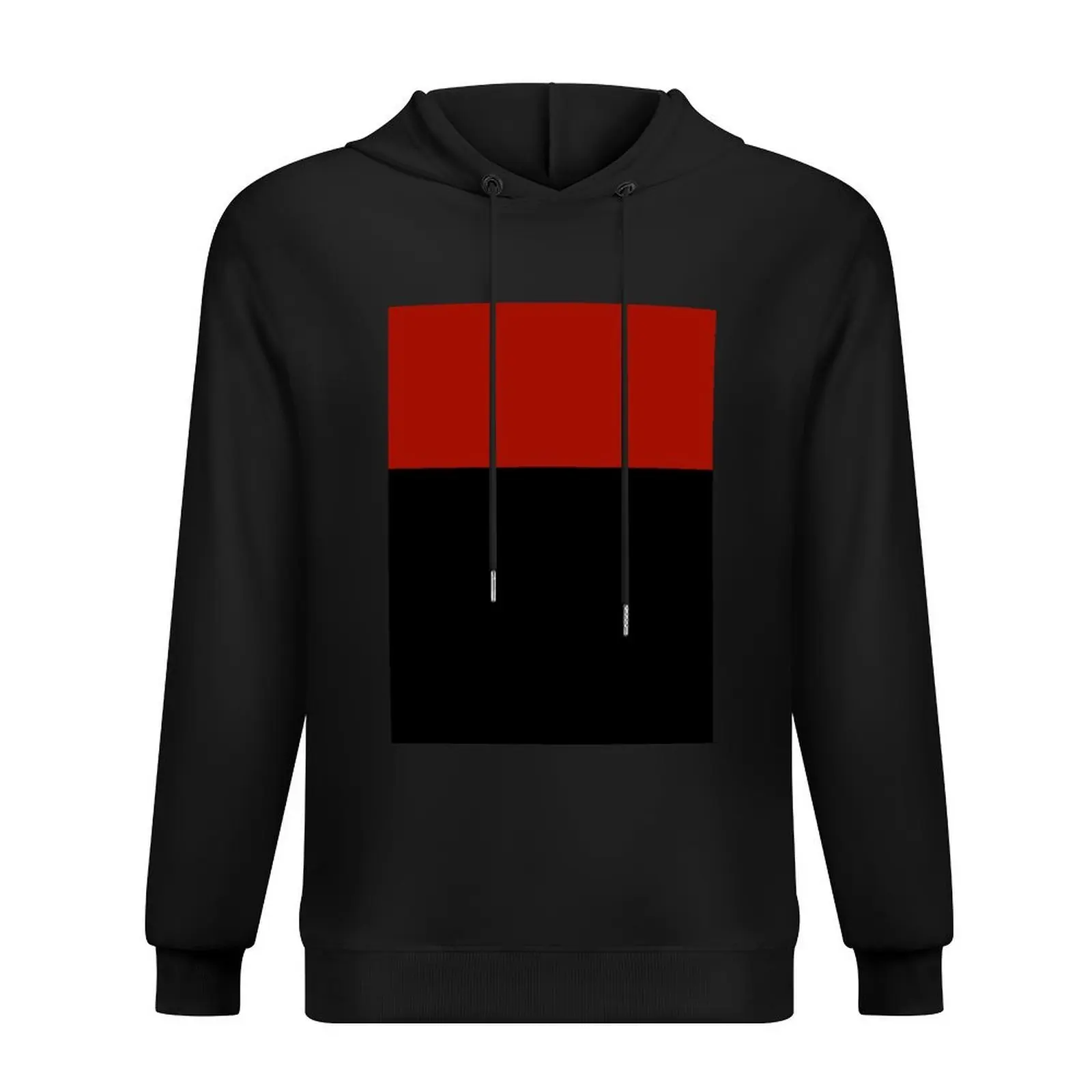 

Red and Black Color Block Hoodie autumn jacket men mens clothing graphic t shirts men korean clothes hoodie graphic