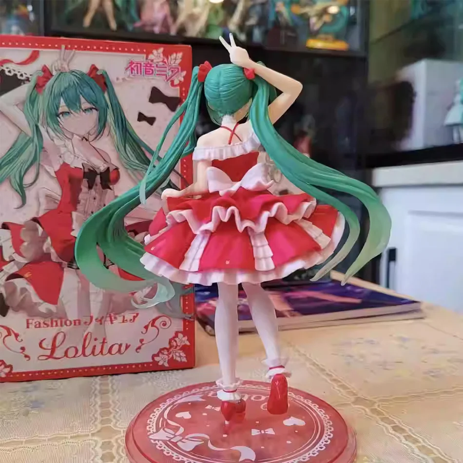 أنيمي جديد هاتسون ميكو الشكل شخصية صغيرة الحلي كاواي الوردي الأخضر هاتسون الجدول الديكور للمنزل الكبار لعبة طفل عيد ميلاد