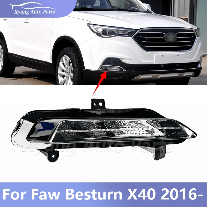 

Front Bumper Light Front Fog Light Foglamp Daytime Running Light For Faw Besturn X40 2016-