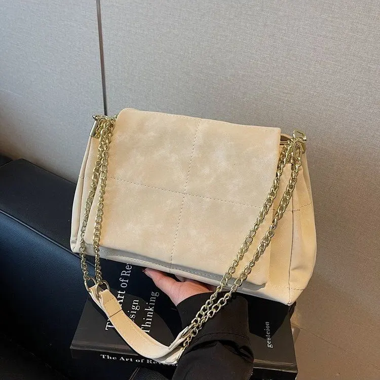 

Vintage Luxury Diaper Bag For Women Elegant Crossbody Bag Minimalist Designer Tote Leather Textured Square Satchel Bag