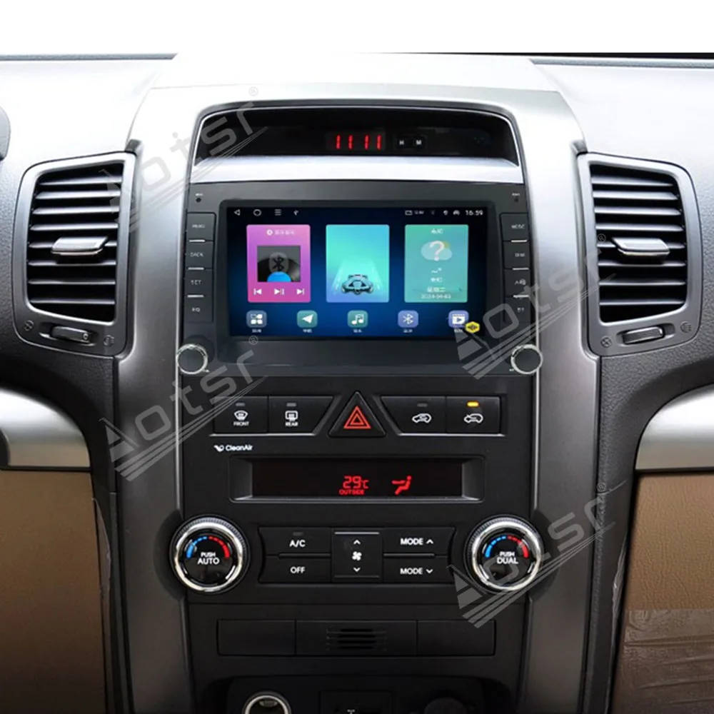7 Inch Android 14 CarPlay Radio For Kia Sorento 2009-2012 GPS Navigati Touch Screen Multimedia Player Stereo Auto