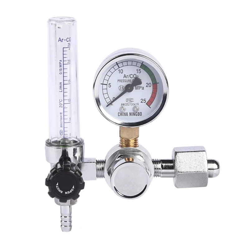 M6CF 0-25mpa Pressure Reducer-Argon Gas-Pressure Regulator Gauge Welding 5/8