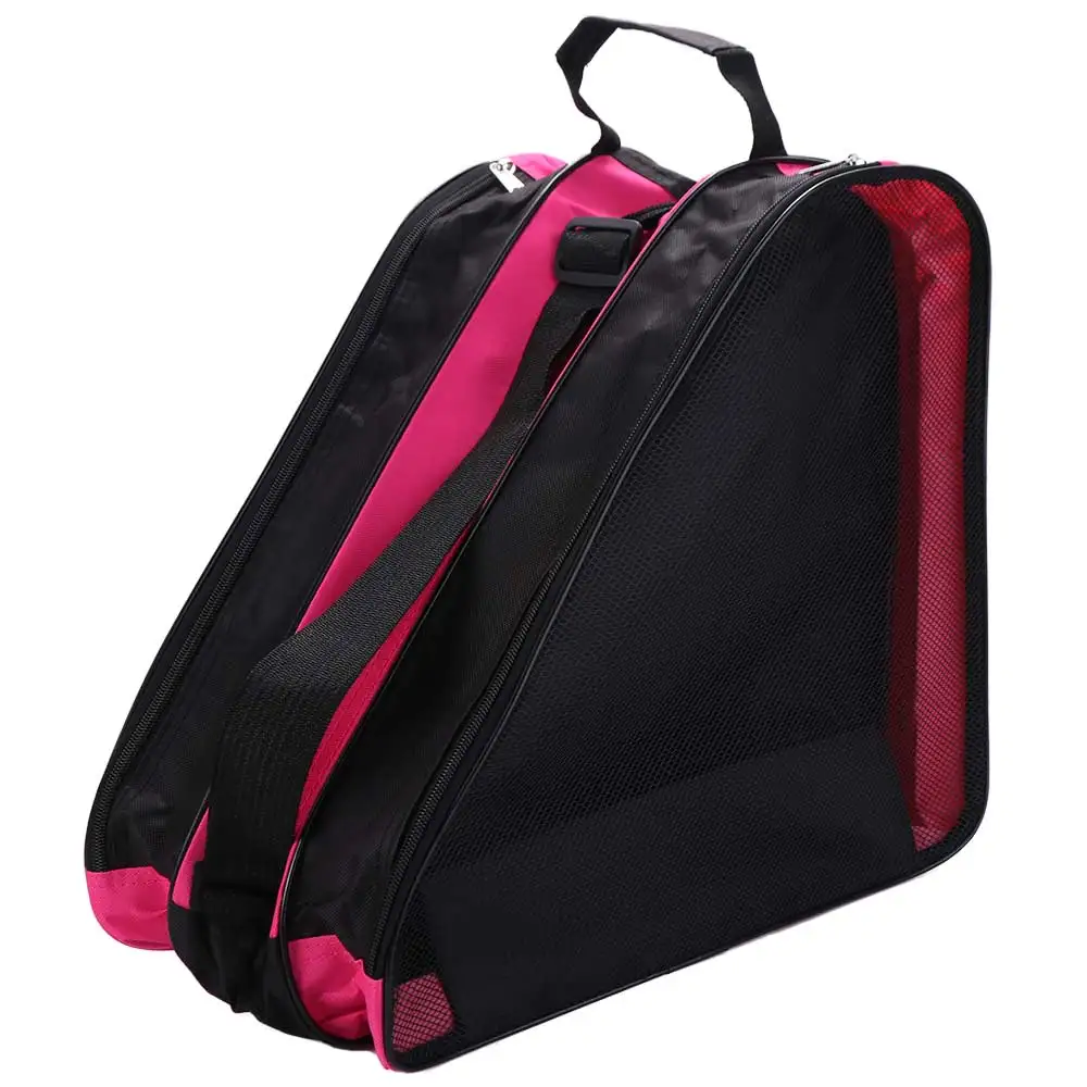 Large Capacity Roller Skates Bag Oxford Cloth Breathable Skating Shoes Bag Storage Bag Carry Case Ice Skating Pouch