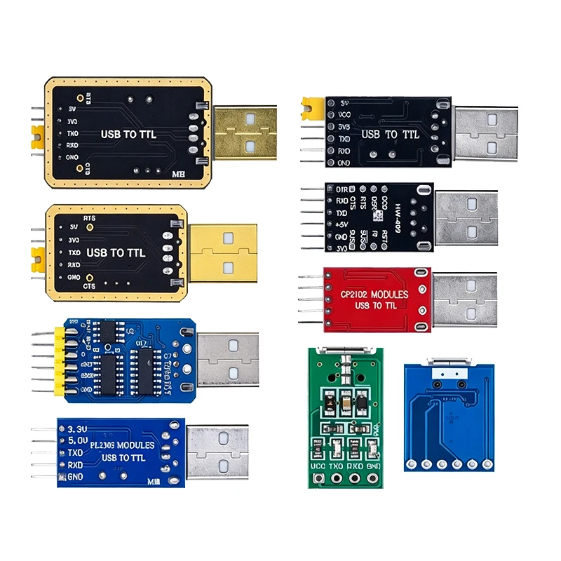 CH340G USB to TTL Serial Module Multi-version Optional Support 5V/3.3V Output For STM32 Arduino Program Download