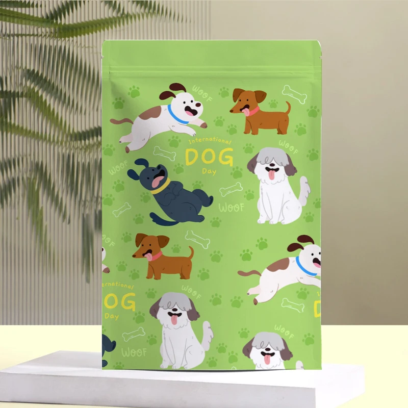 Pet Treats Grade Packaging Custom Moisture Proof Sealed Standing Zip Lock High Quality Dog Cat Hamster Parrot Pet Snake Food Bag