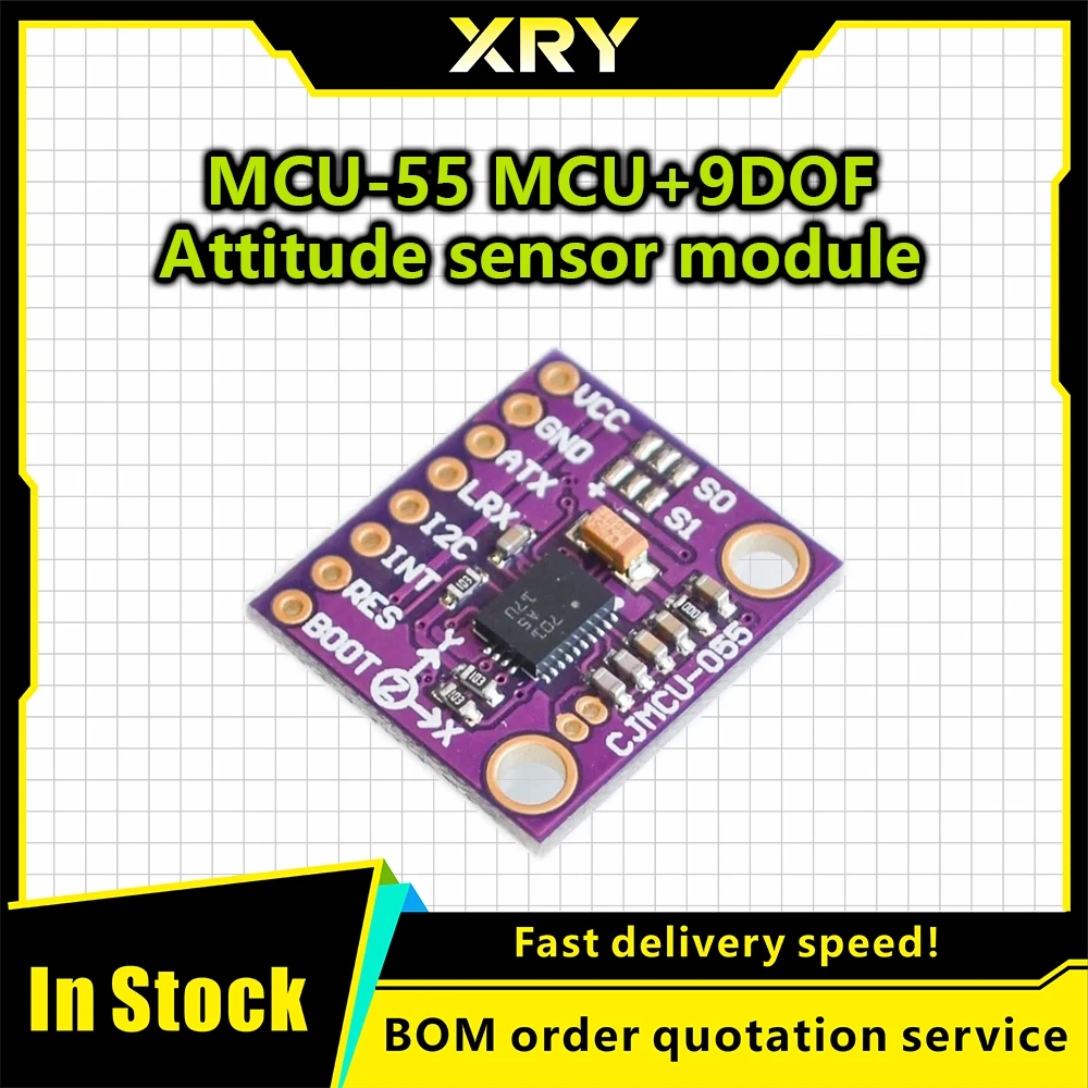 MCU-055  MCU+9DOF BNO055 Intelligent 9-axis 055 attitude sensor module