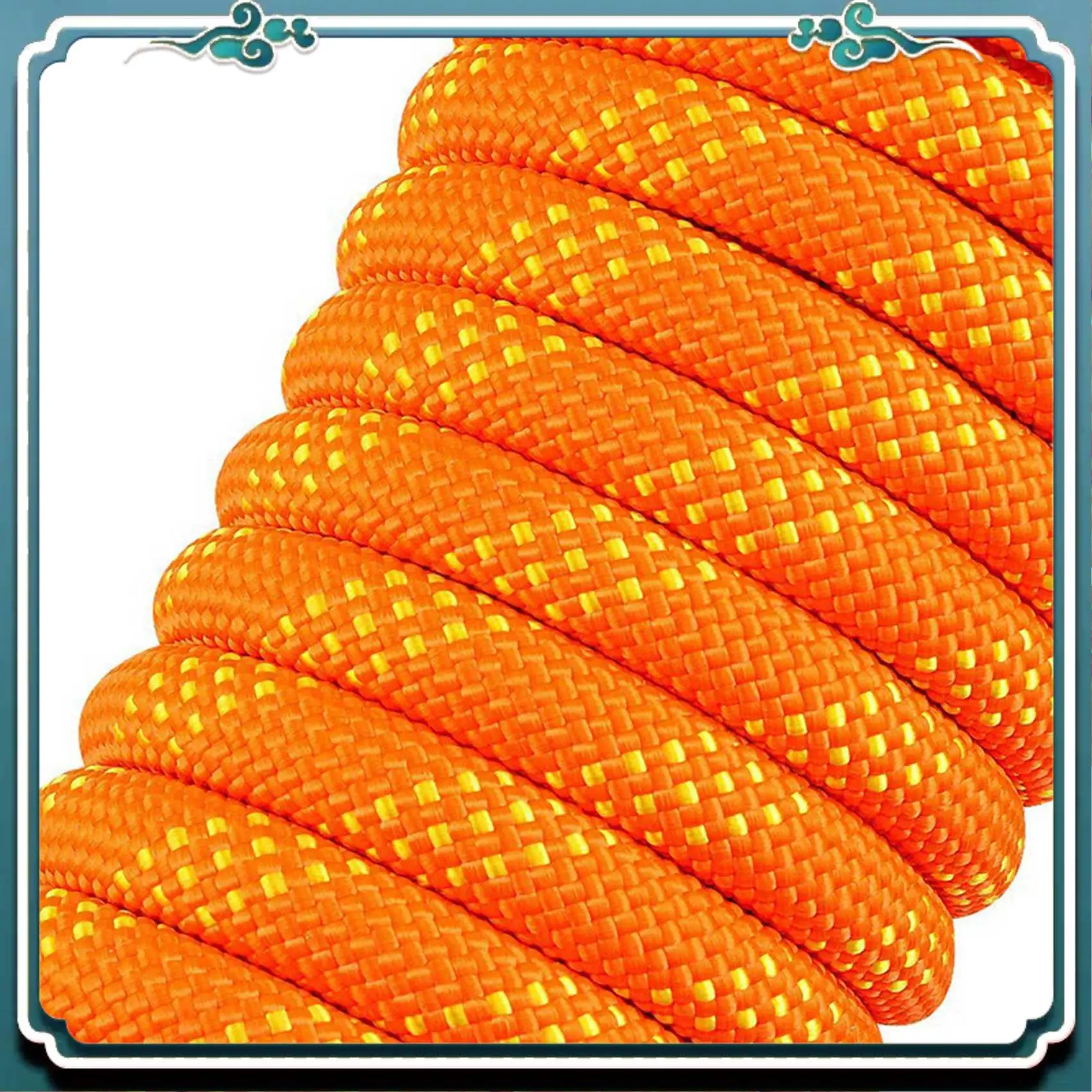 

Reliable 2Pcs 10M Rock Climbing Rope Diameter 12 Mm Heavy Duty Tree Climbing Rope Fire Escape Safety Rope With 4 Carabiners