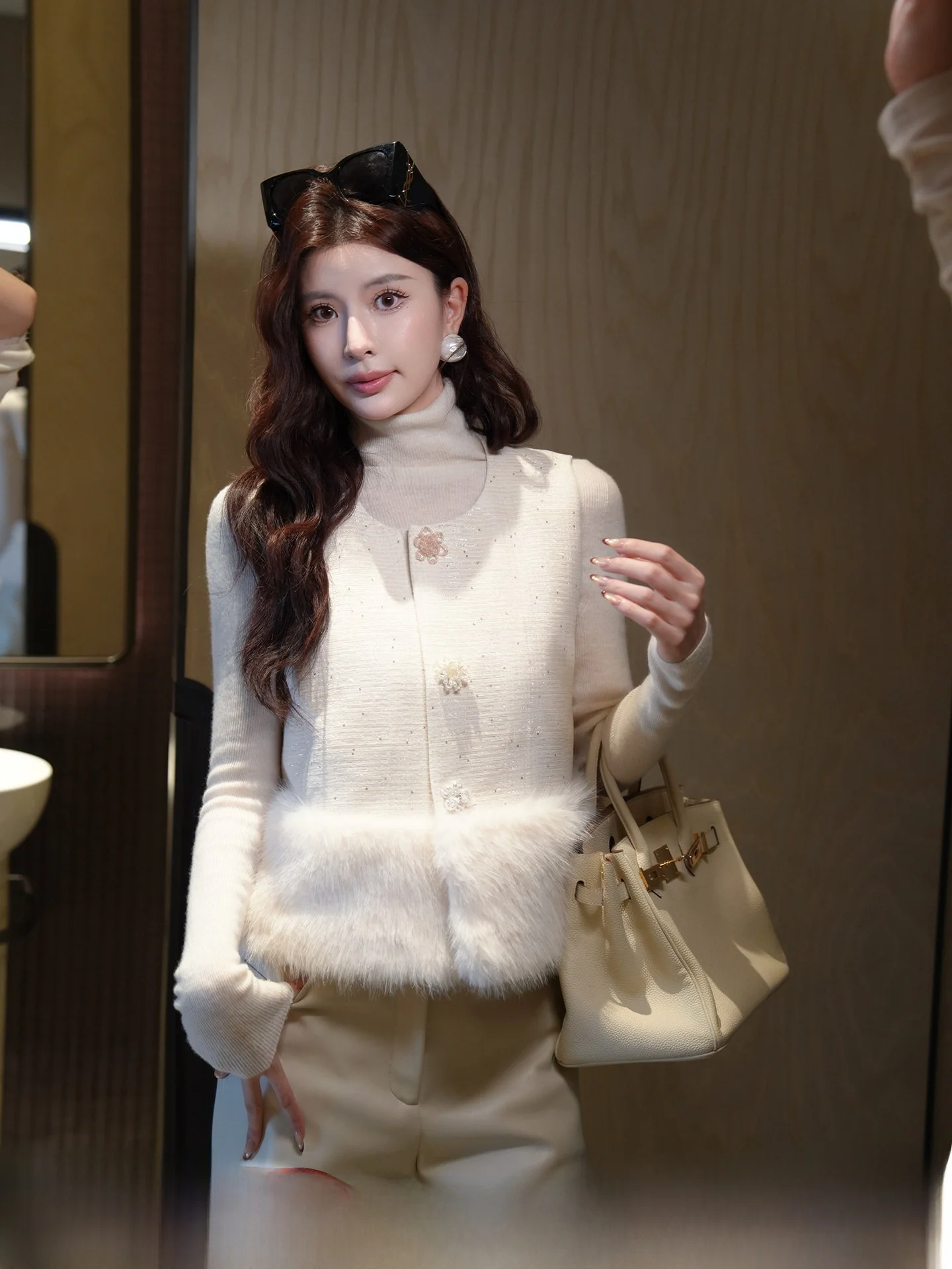 

Kun Total Cloud Dr, женский шерстяной пуховый жилет, модный многослойный жилет, повседневный теплый топ для отдыха на осень и зиму